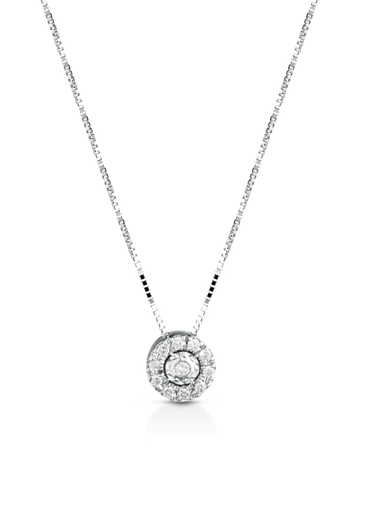 Collana in Oro 18 Carati con Diamanti