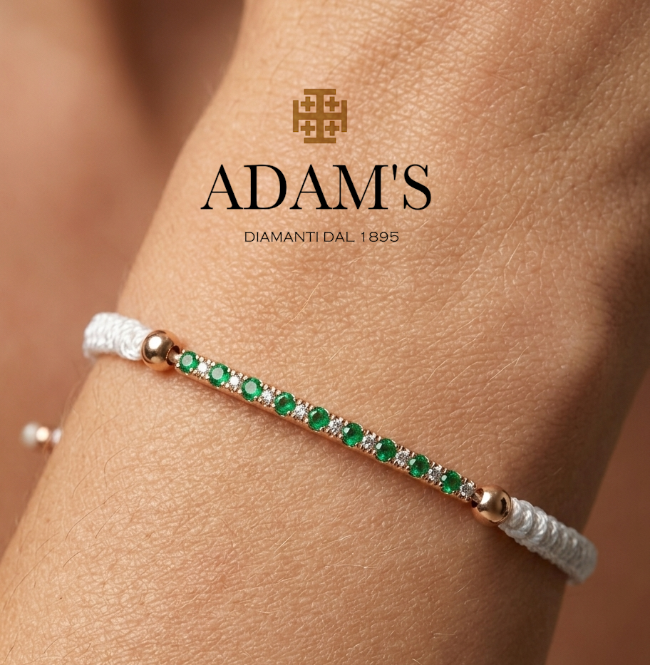 Bracciale Tennis Donna con Brillanti e Smeraldi o Zaffiri o Rubini Naturali in Oro Giallo 18 Carati.