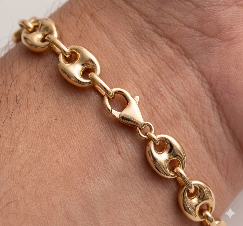 Bracciale Oro 18 Carati Modello Maglia Marina di 6.80 grammi.