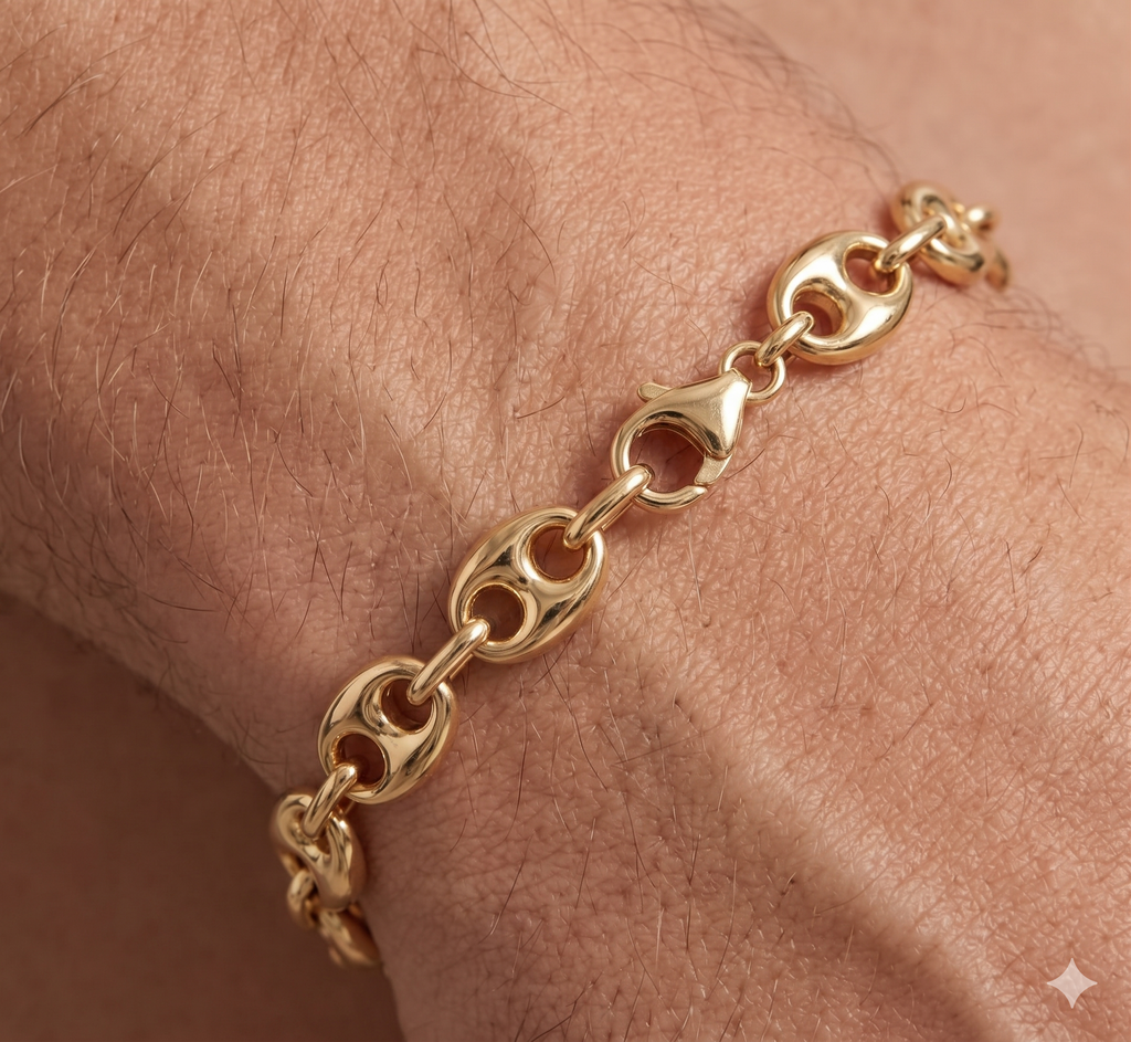 Bracciale Oro 18 Carati Modello Maglia Marina di 8.80 grammi.