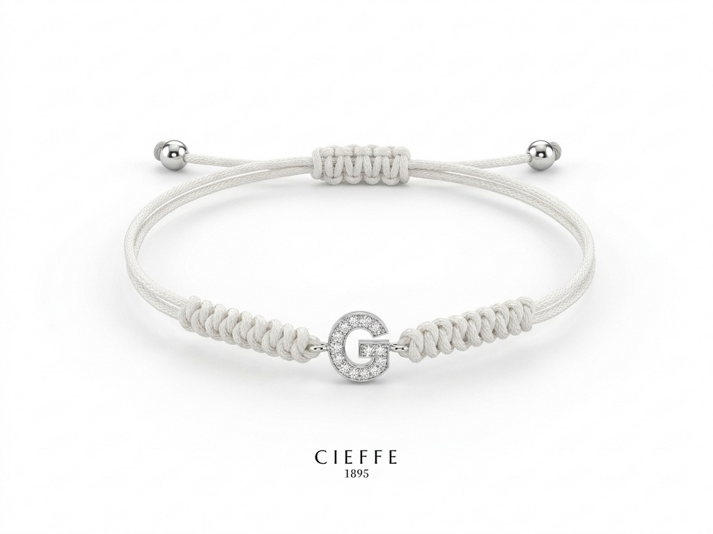 Bracciale Oro 18 carati Donna Letterina con Brillanti Nturali