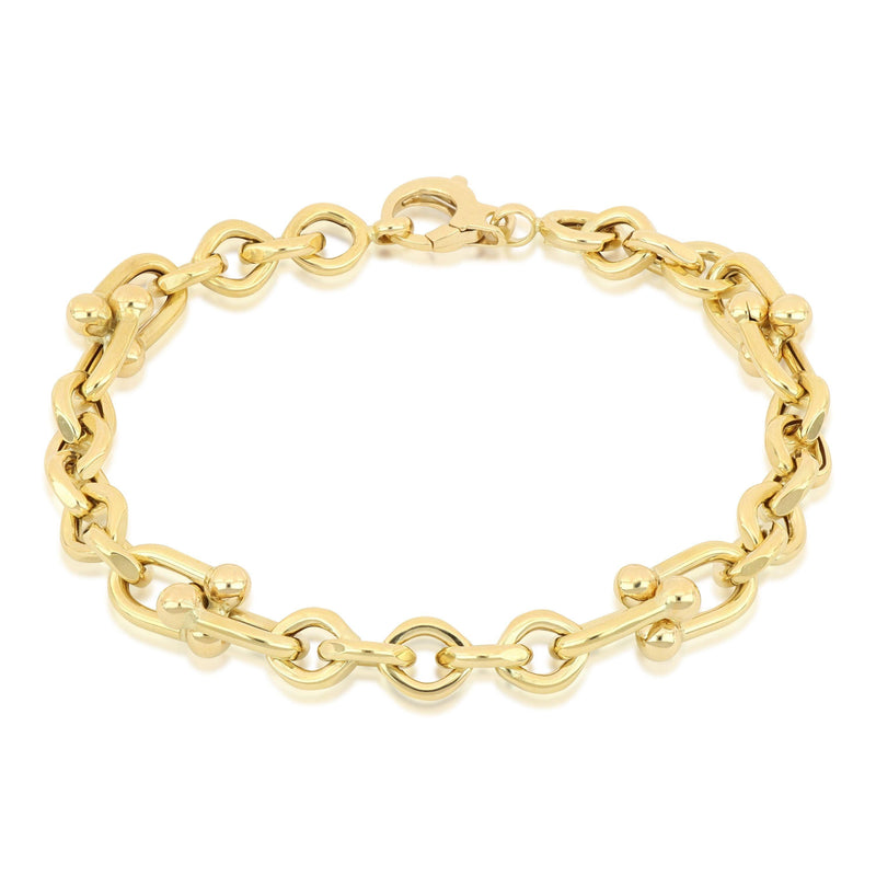 Bracciale a Catena in Oro Giallo 18 Carati di 9.3 Grammi.
