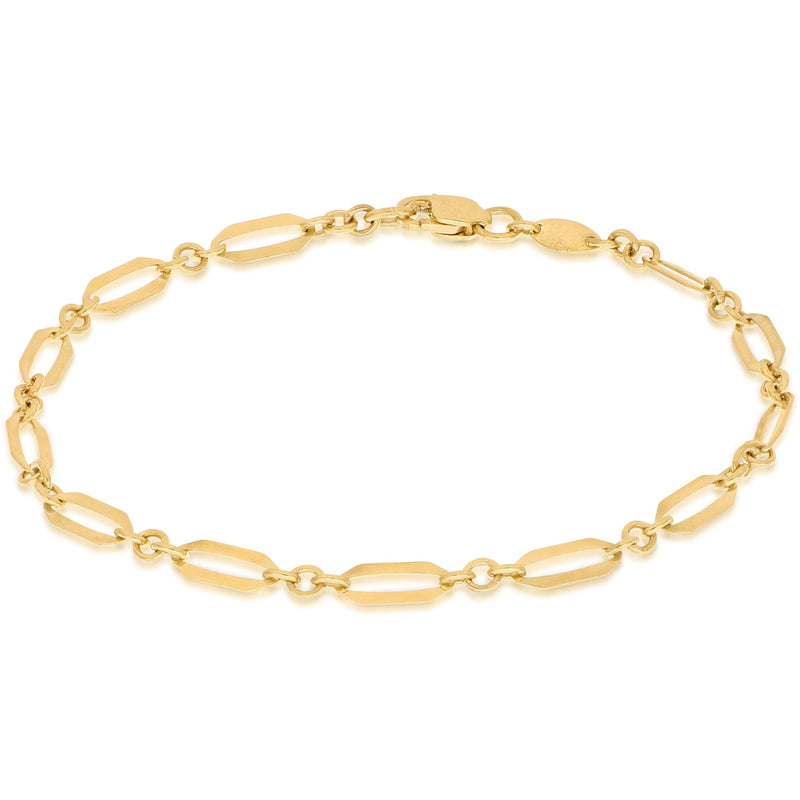 Bracciale a Catena in Oro Giallo 18 Carati di 3.10 Grammi.