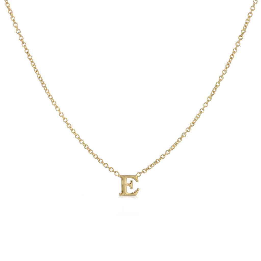 Collana con Lettera Iniziale in Oro 18 Carati.