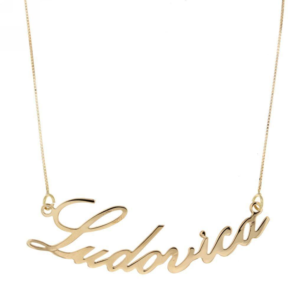 Collana con Nome in Oro 18 Carati "Fausta"