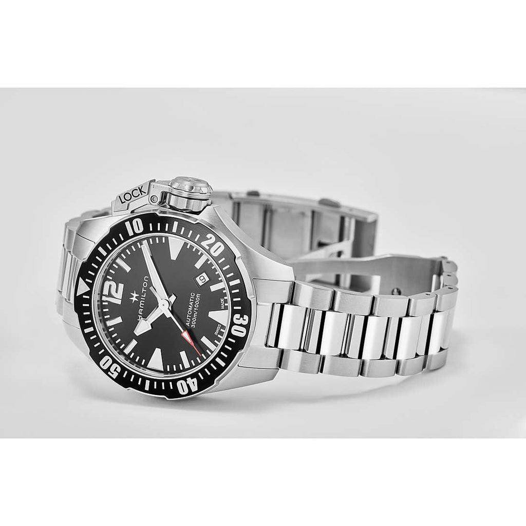 Orologio Meccanico Uomo Hamilton Khaki Navy Frogman H77605135