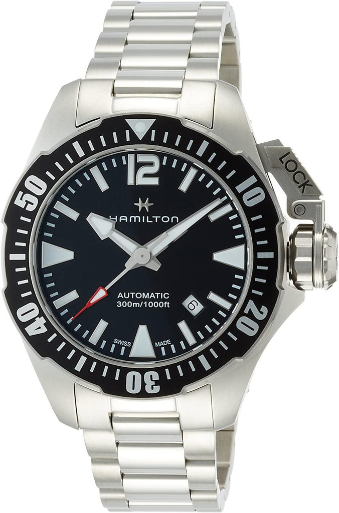 Orologio Meccanico Uomo Hamilton Khaki Navy Frogman H77605135